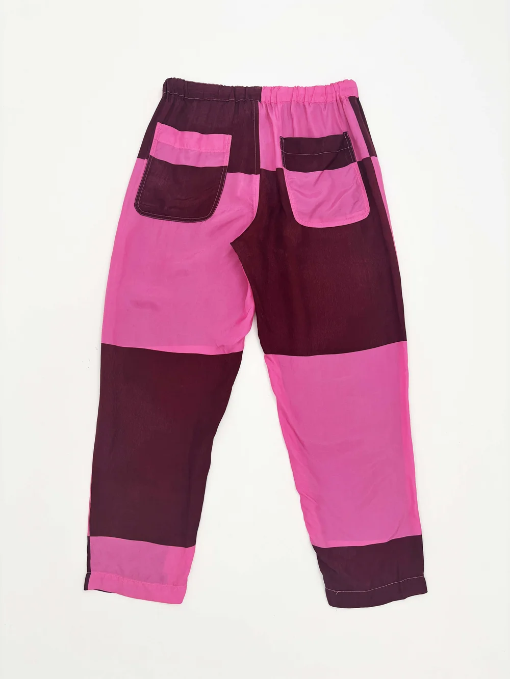 Comme des Garcons Homme Plus S/S 2001 color block pants — JAMES